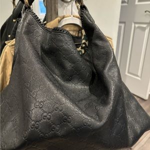 Mint EUC Gucci Guccissima Horsebit Hobo Bag XL
